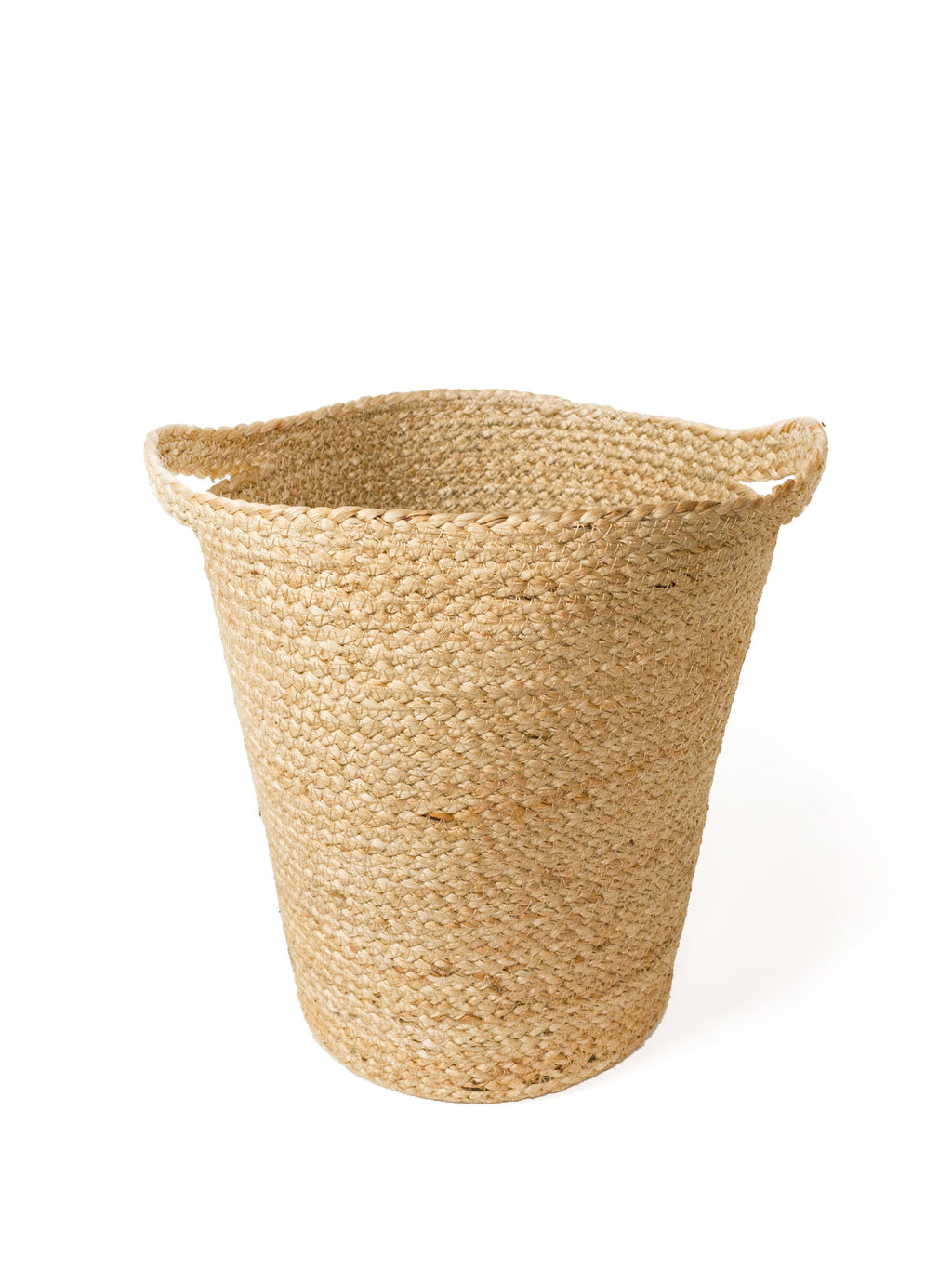 Kata Handwoven Jute Basket with Slit Handles – Natural (Set of 3)